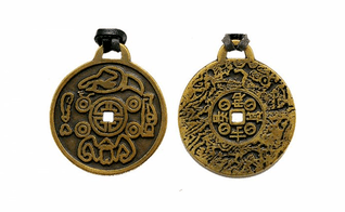 císařský amulet na obou stranách
