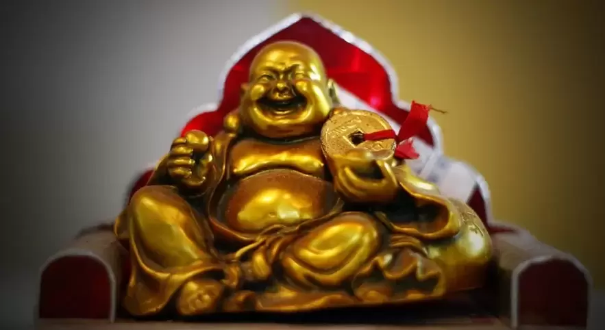 amulet štěstí - smějící se buddha